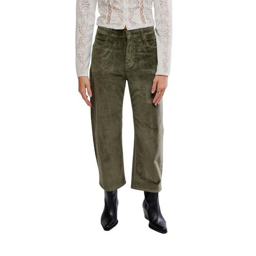Women's Free People We The Free Deep Trance Dropped Corduroy Pants - Primary Image