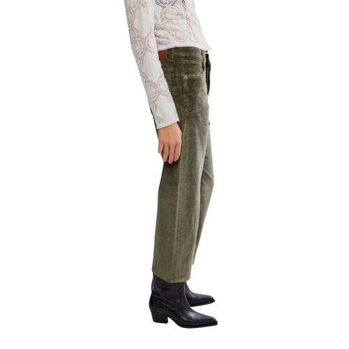Women's Free People We The Free Deep Trance Dropped Corduroy Pants - Primary Image