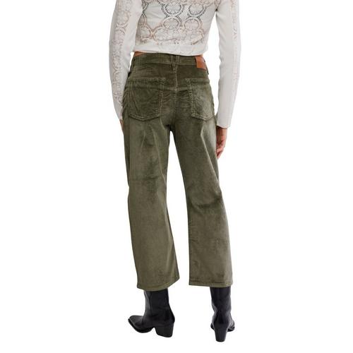Women's Free People We The Free Deep Trance Dropped Corduroy Pants - Primary Image