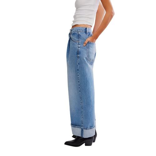 Women's Free People We The Free Alia Wide Leg Jeans - Primary Image