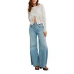 Women's Free People Jae Knit Long Sleeve Button Up Shirt - Thumbnail 5 of 5