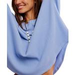 Women's Free People We The Free Latte Blues Solid Thermal Long Sleeve Boat Neck Shirt - Thumbnail 4 of 4