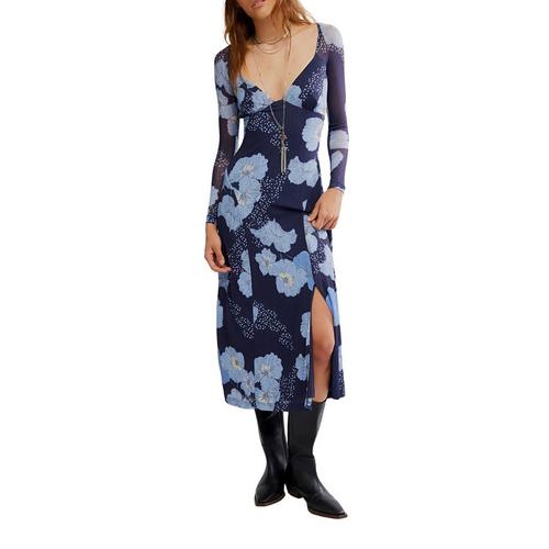 Women's Free People Calla Long Sleeve Midi Dress - Primary Image