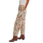Women's Free People We The Free Deep Trance Printed Relaxed Fit Barrel Jeans - Thumbnail 3 of 5