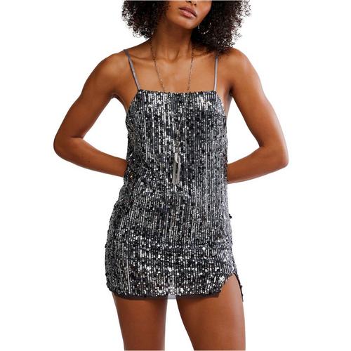 Women's Free People Midnight Kiss Slip Square Neck Dress - Primary Image