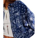 Women's Free People Bandana Jacquard Long Sleeve Shacket - Thumbnail 4 of 5