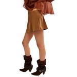 Women's Free People We The Free Paradise Found Suede Skort - Thumbnail 3 of 5