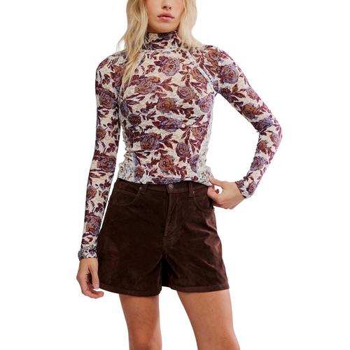 Women's Free People Lyric Long Sleeve Mock Neck Shirt - Primary Image