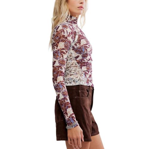 Women's Free People Lyric Long Sleeve Mock Neck Shirt - Primary Image