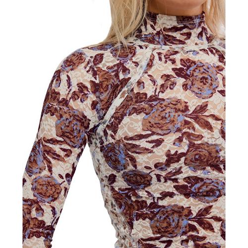 Women's Free People Lyric Long Sleeve Mock Neck Shirt - Primary Image