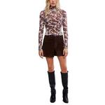 Women's Free People Lyric Long Sleeve Mock Neck Shirt - Thumbnail 5 of 5