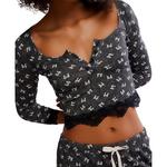 Women's Free People Stolen Dance Pajama Set - Thumbnail 4 of 4