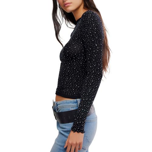 Women's Free People Night Sky Long Sleeve Shirt - Primary Image