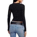 Women's Free People Night Sky Long Sleeve Shirt - Thumbnail 3 of 5