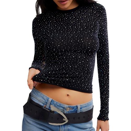 Women's Free People Night Sky Long Sleeve Shirt - Primary Image