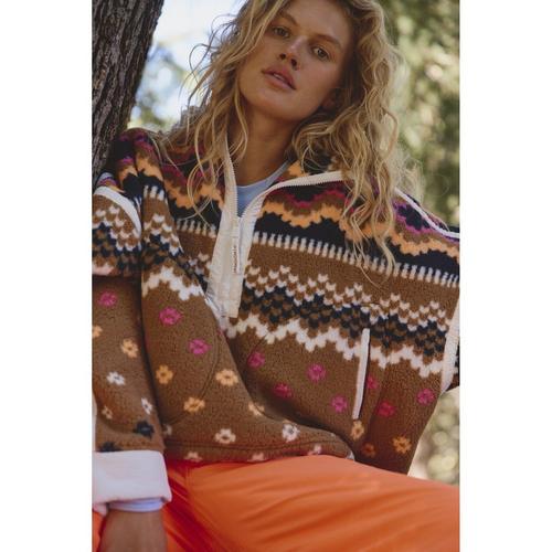 Women's FP Movement Mountain High Printed 1/2 Zip Fleece Pullover - Primary Image