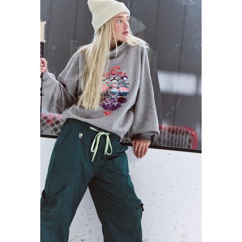 Women's FP Movement On Your Mark Logo Mock Neck Sweatshirt - Primary Image