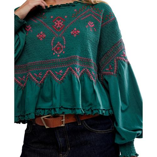 Women's Free People Holly Knit Long Sleeve Shirt - Primary Image