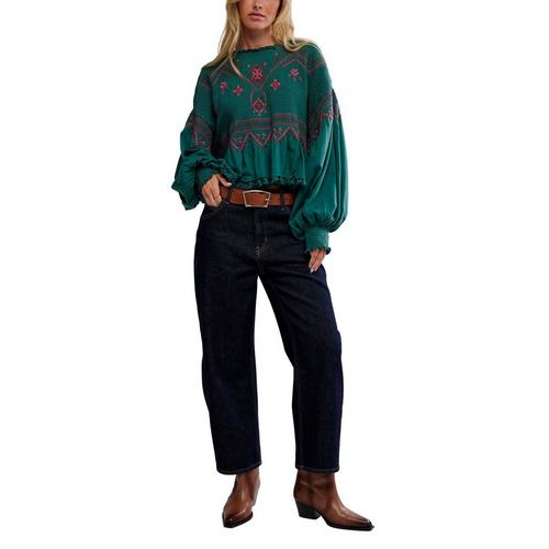Women's Free People Holly Knit Long Sleeve Shirt - Primary Image