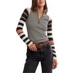 Women's Free People We The Free Avery 1/4 Zip Pullover - Thumbnail 1 of 5