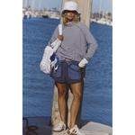 Women's FP Movement Restoration Yarn Dye Stripe Long Sleeve Mock Neck Shirt - Thumbnail 2 of 4