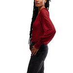 Women's Free People Dottie Printed Knit Long Sleeve Scoop Neck Shirt - Thumbnail 2 of 5