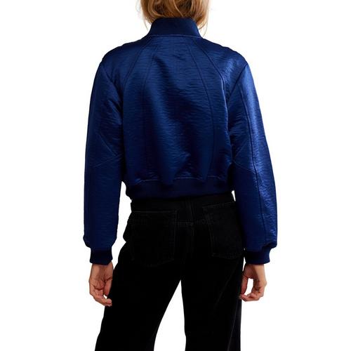 Women's Free People Ellie Satin Bomber Jacket - Primary Image