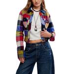 Women's Free People We The Free Winnie Plaid Long Sleeve Shacket - Thumbnail 1 of 5