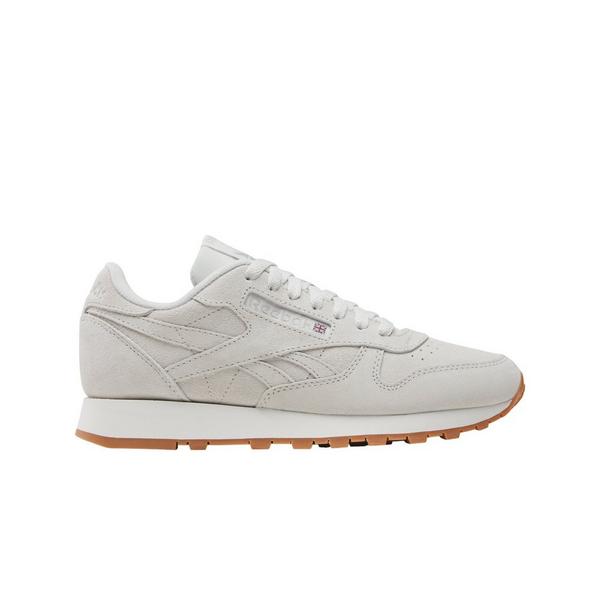 Women's Reebok Classic Leather Sneakers 9 Regular Grey/Chalk/Gum