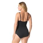 Women's Gabar High Neck Heathered One Piece Swimsuit - Thumbnail 2 of 3