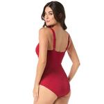 Women's Gabar Wave Scoop Neck One Piece Swimsuit - Thumbnail 2 of 2