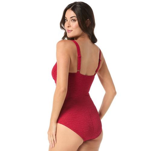 Women's Gabar Wave Scoop Neck One Piece Swimsuit - Primary Image