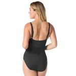 Women's Gabar Solids V Neck One Piece Swimsuit - Thumbnail 2 of 2