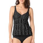 Women's Beach House Cora Ruffle Sailor Dot Swim Tankini - Thumbnail 1 of 2