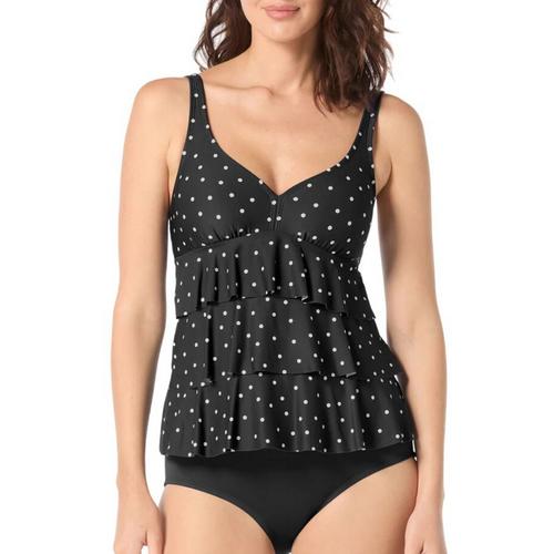 Women's Beach House Cora Ruffle Sailor Dot Swim Tankini - Primary Image