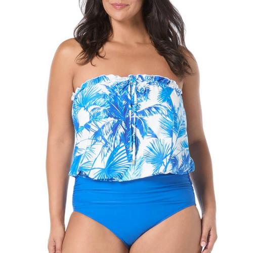 Women's Coco Reef Infinity Bra Sized Bandeau Underwire Swim Tankini - Primary Image