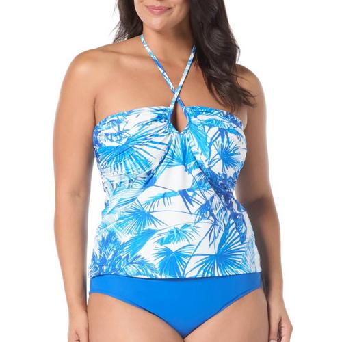 Women's Coco Reef Opal Bra Sized Bandeau Underwire Swim Tankini - Primary Image