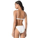 Women's Michael Kors U-Neck Oval Link Bralette Swim Bikini Top - Thumbnail 2 of 3