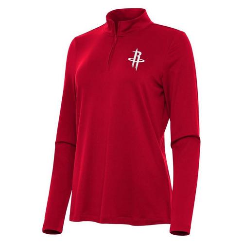 Antigua Women's Houston Rockets Reprocess 1/4 Zip - Primary Image