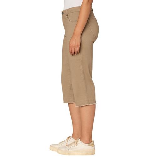 Women's Democracy “Ab”solution Fray Hem Skimmer Straight Capri Jeans - Primary Image