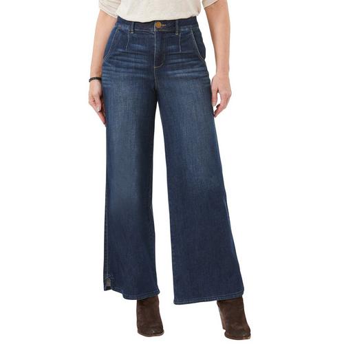 Women's Democracy "Ab"solution Skyrise Tulip Hem Wide Leg Jeans - Primary Image