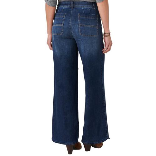 Women's Democracy "Ab"solution Skyrise Tulip Hem Wide Leg Jeans - Primary Image