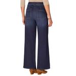 Women's Democracy Plus Size "Ab"solution Skyrise Tulip Hem Curvy Wide Leg Jeans - Thumbnail 4 of 4