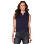 Women's Democracy Half Zip Sleeveless Sweater Vest - Thumbnail 1 of 3