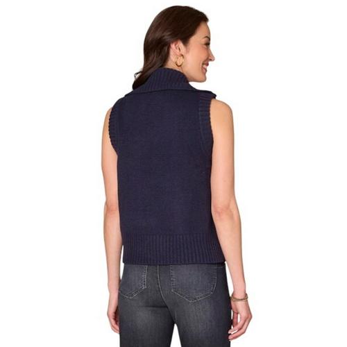 Women's Democracy Half Zip Sleeveless Sweater Vest - Primary Image