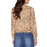 Women's Democracy Sequin Embroidered Neck Pullover Sweater - Thumbnail 3 of 4