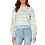 Women's Democracy Striped 2-Fer Pullover Sweater - Thumbnail 1 of 3