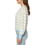 Women's Democracy Striped 2-Fer Pullover Sweater - Thumbnail 2 of 3
