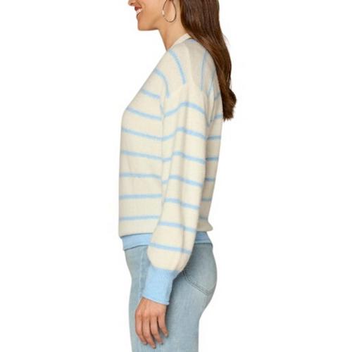 Women's Democracy Striped 2-Fer Pullover Sweater - Primary Image