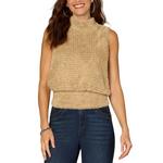 Women's Democracy Banded Hem Sleeveless Turtleneck Pullover Sweater - Thumbnail 1 of 4